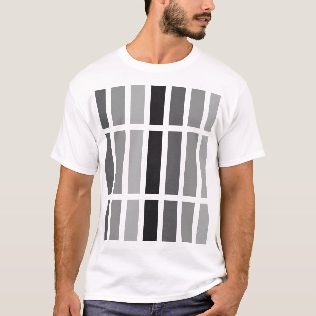 T-shirt Teintes gris argenté (Devant)