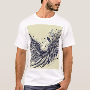 T-shirt Teinture de tatouage futuriste