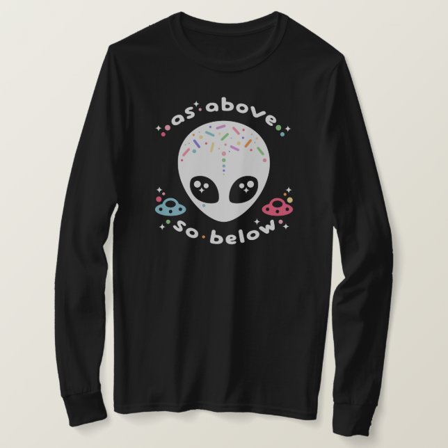 T-shirt Tel que ci-dessus et ci-dessous Alien (Design devant)