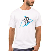 T-shirt télé- d'homme de bâton