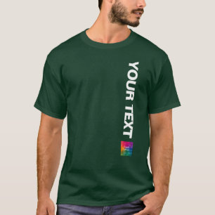 T-shirt Télécharger Photo Ou Logo Mens Modern Deep Forest 