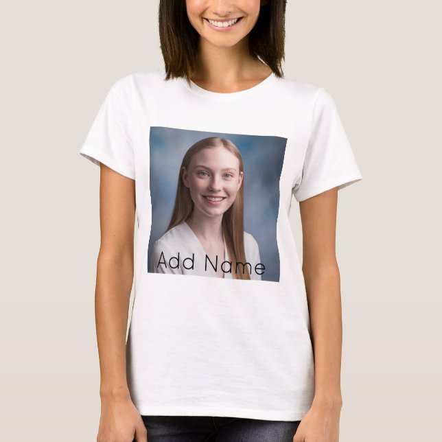 T-shirt télécharger photo personnalisée Photo et nom perso (Devant)