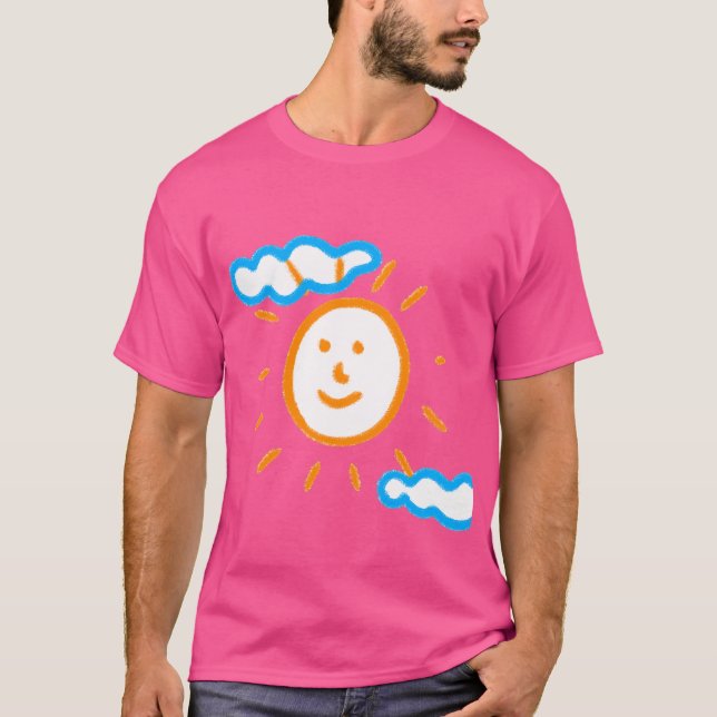 T-shirt Télécharger un dessin d'art Transformer l'oeuvre d (Devant)