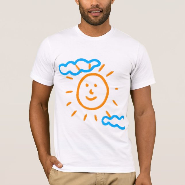 T-shirt Télécharger un dessin d'art Transformer l'oeuvre p (Devant)