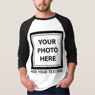 T-shirt Télécharger une photo et ajouter du texte - Person