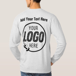 T-shirt Télécharger votre logo photo favori Texte personna
