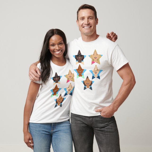 T-shirt Téléchargez 5 photos de vos amis de famille Supers (Unisexe)