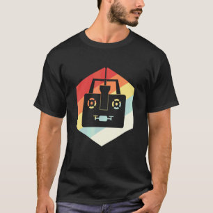 T-shirt Télécommande Vintage Retro Drone