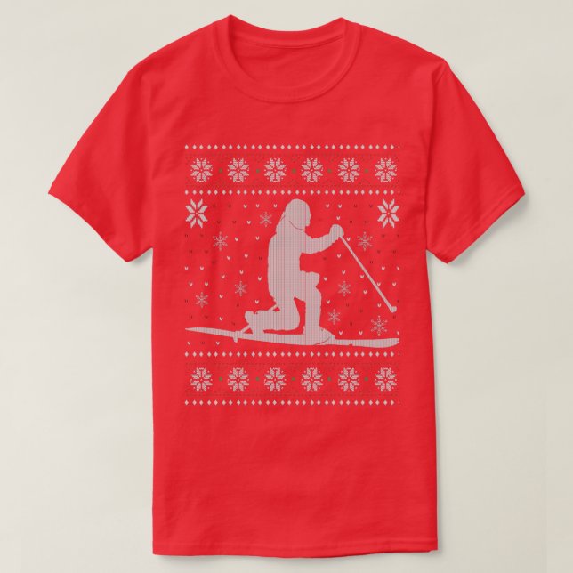 T-shirt Télémark Douille de Noël moche Vilaine (Design devant)