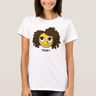 T-shirt TELEO Emoji (Il Est Fini) Tee Femme Personnalisé