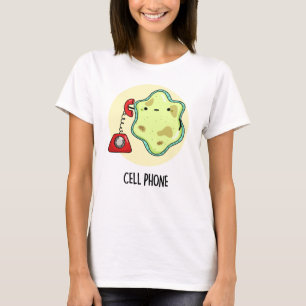 T-shirt Téléphone cellulaire drôle Biologie jeu de science
