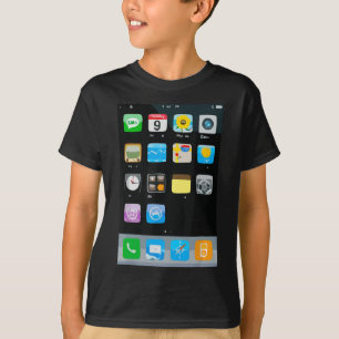 T-shirt Téléphone cellulaire Smartphone Mobile App Costume