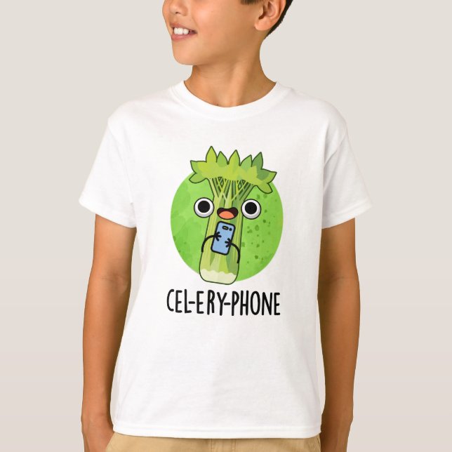 T-shirt Téléphone Funny Celery Veggie Pun (Devant)