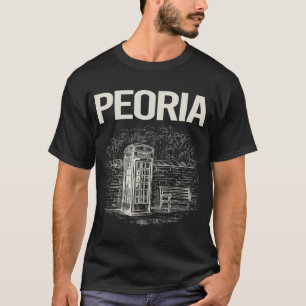 T-shirt Téléphone vintage Booth Peoria