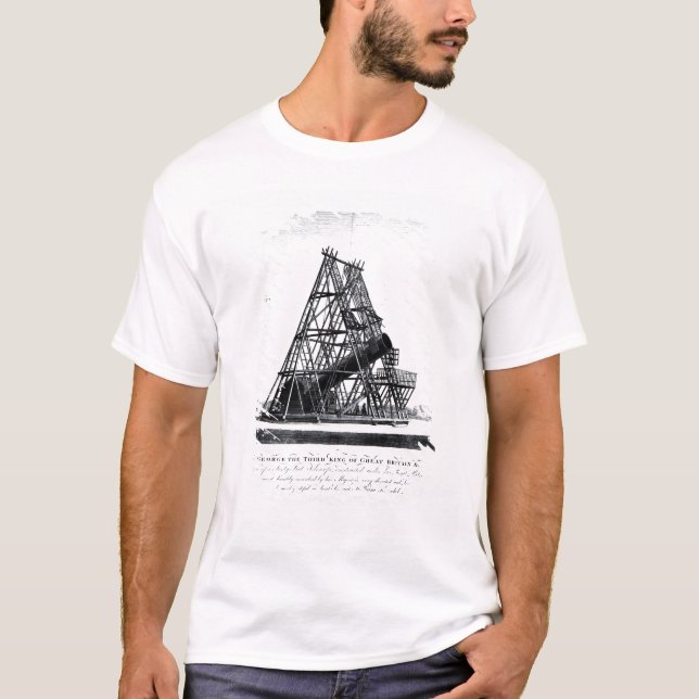 T-shirt Télescope de quarante pieds de William Herschel (Devant)