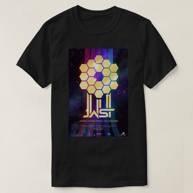 T-shirt Télescope James Webb (Design devant)