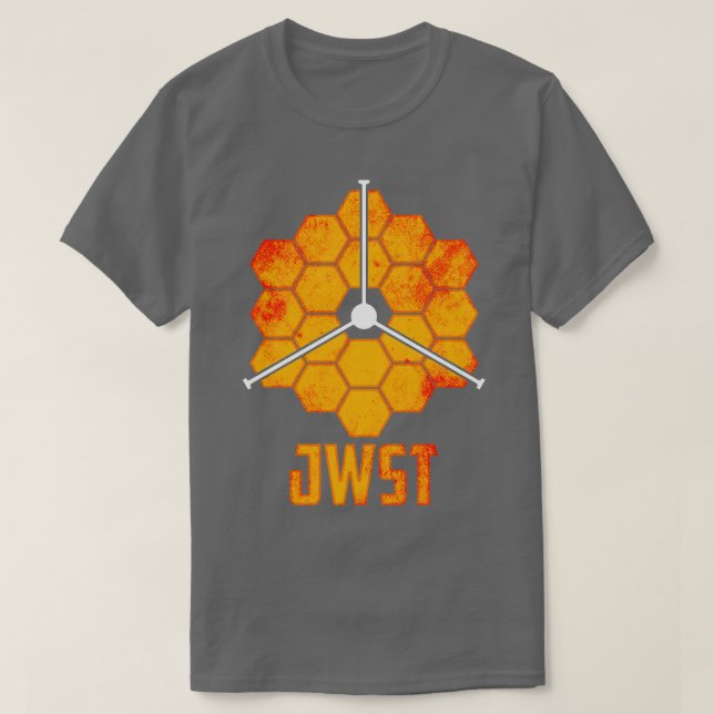 T-shirt Télescope spatial JWST James Webb (Design devant)