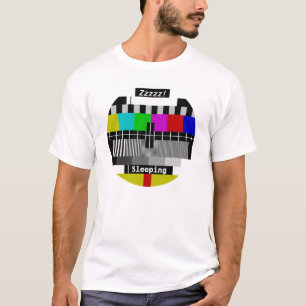 T-shirt Télévision - la TV se tiennent prêt la carte