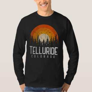 T-shirt Telluride Colorado CO Retro Style Vintage les anné