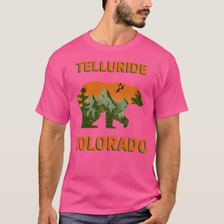 T-shirt Telluride Colorado Mountains - Bear Landcape Acti