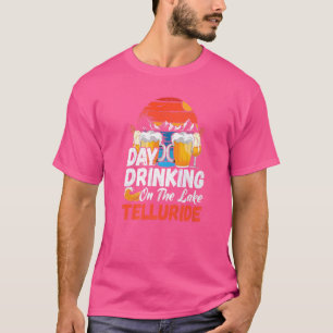 T-shirt Telluride Colorado Retro Blue Lake Telluride