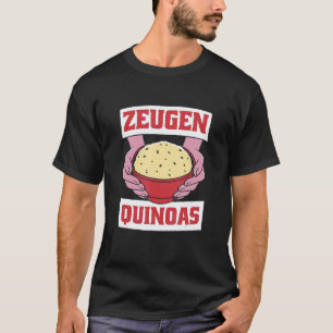 T-shirt Témoins de Quinoas Quinoa Bio Végétalien Gastro