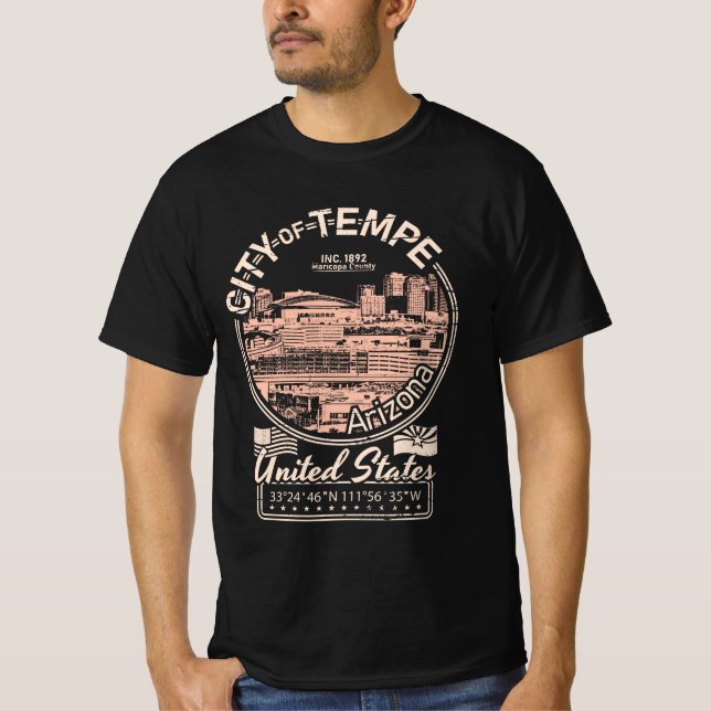 T-SHIRT TEMPE ARIZONA - MILL AVE (Devant)