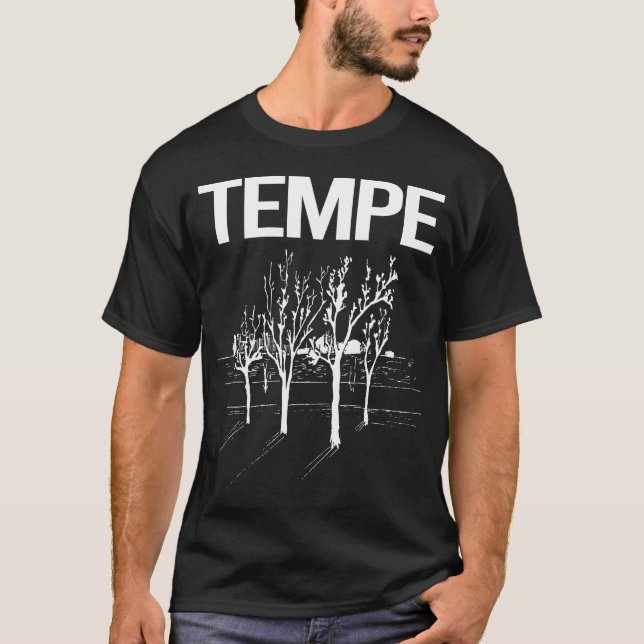 T-shirt Température des arbres de rue (Devant)
