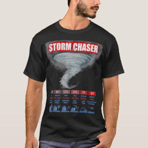 T-shirt Tempête Chaser Tornade Météorologie 2