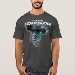 T-shirt Tempête de l'Oklahoma Chaser Météo sévère Tor