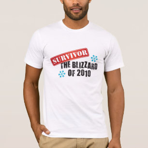 T-shirt Tempête de neige du survivant 2010