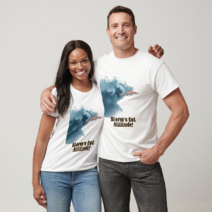 T-shirt Tempête dramatique Art Cloud