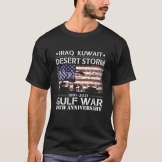 T-shirt Tempête Du Désert 30E Anniversaire 1991-2021 Père 