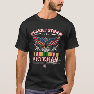 T-shirt Tempête du désert Vétérinaire Fierté Perse Service