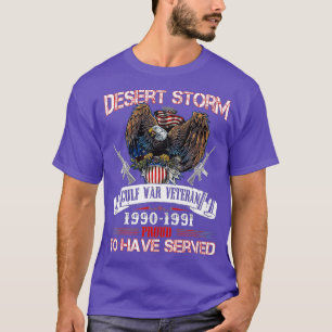 T-shirt Tempête du désert Vétérinaire Fierté Perse Service