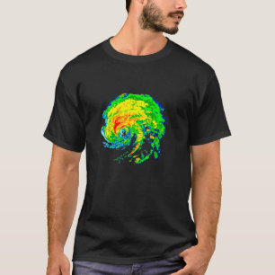 T-shirt Tempête météorologique Chasse météorologique Radar