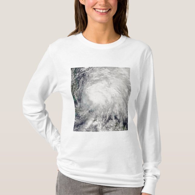 T-shirt Tempête tropicale Noel au-dessus des Bahamas (Devant)