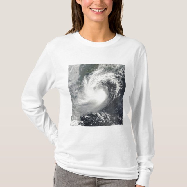 T-shirt Tempête tropicale Parme approchant la Chine et le  (Devant)