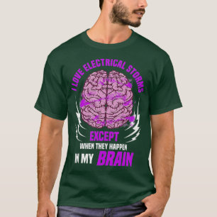 T-shirt Tempêtes Électriques Épilepsie Drôle Épilepti