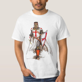 T-shirt templar de chevalier