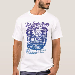 T-shirt Temple d'affiche d'exposition de spectre de