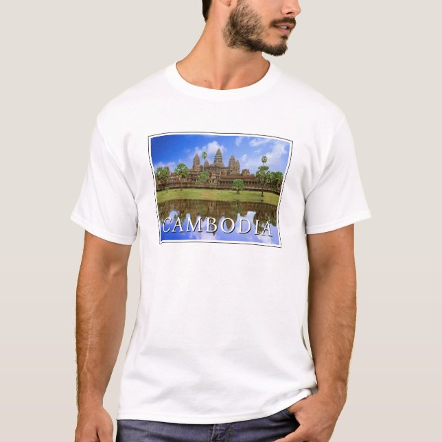 T-shirt Temple d'Angkor Vat | Kampuchea, Cambodge (Devant)