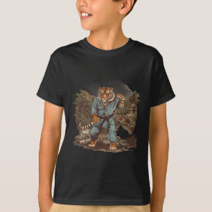 T-shirt Temple de la pagode du Tigre de kickboxing arts ma