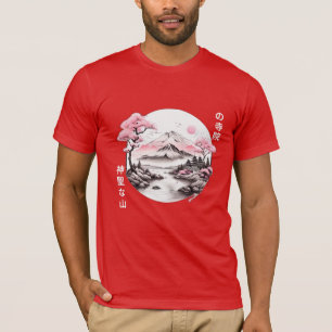T-shirt Temple sacré sur une rivière bénie Paysage