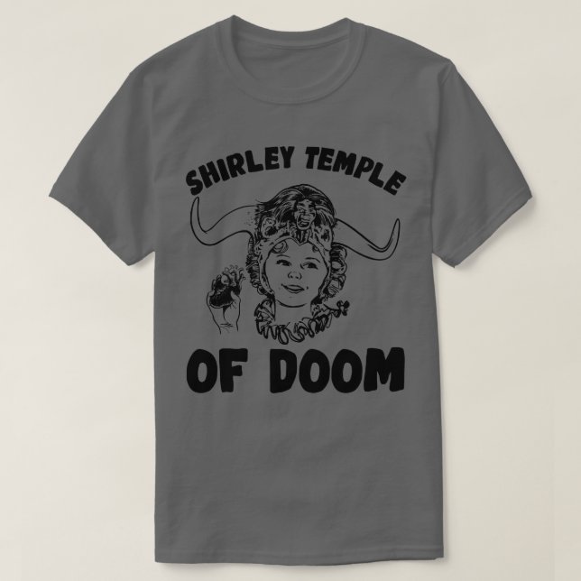 T-shirt Temple Shirley de Doom 1 (Design devant)