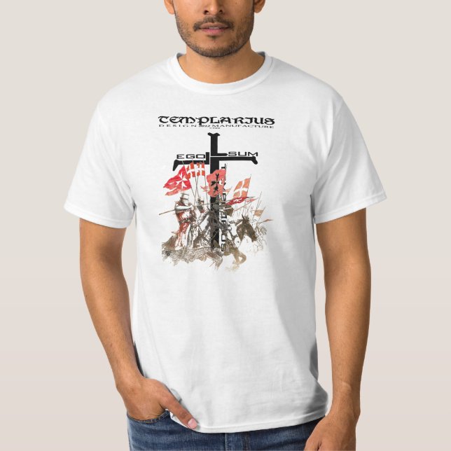 T-shirt Templer ego Sum Templarius Shirt No 0915122013 (Devant)