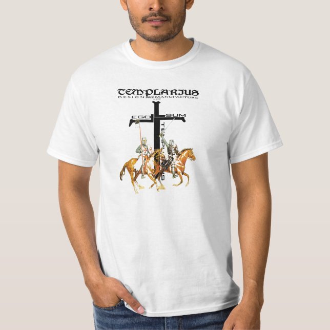 T-shirt Templier Ego Sum Templarius No 0815122013 (Devant)