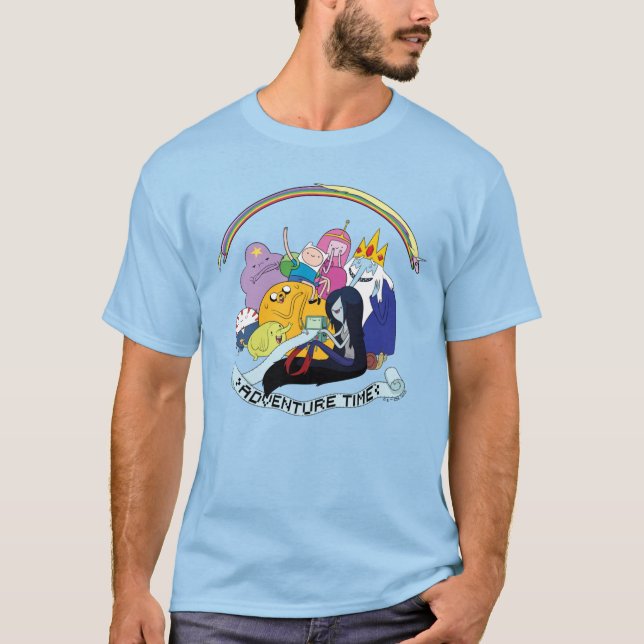 T-shirt Temps d'aventure | Graphique de groupe BMO (Devant)