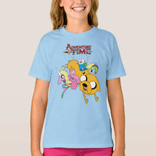 T-shirt Temps d'aventure   Lady, Bubblegum, Finn & Jake