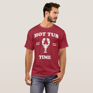 T-shirt Temps de baquet chaud avec le homard illustré